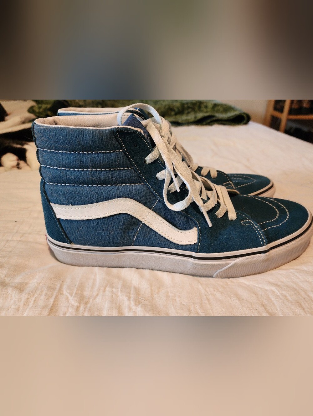 Teal Vans Size 10.5